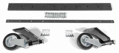 Дополнительный набор к отвалу 5927551-01 (P 525D): опорные колёса и резинованакладка - лента